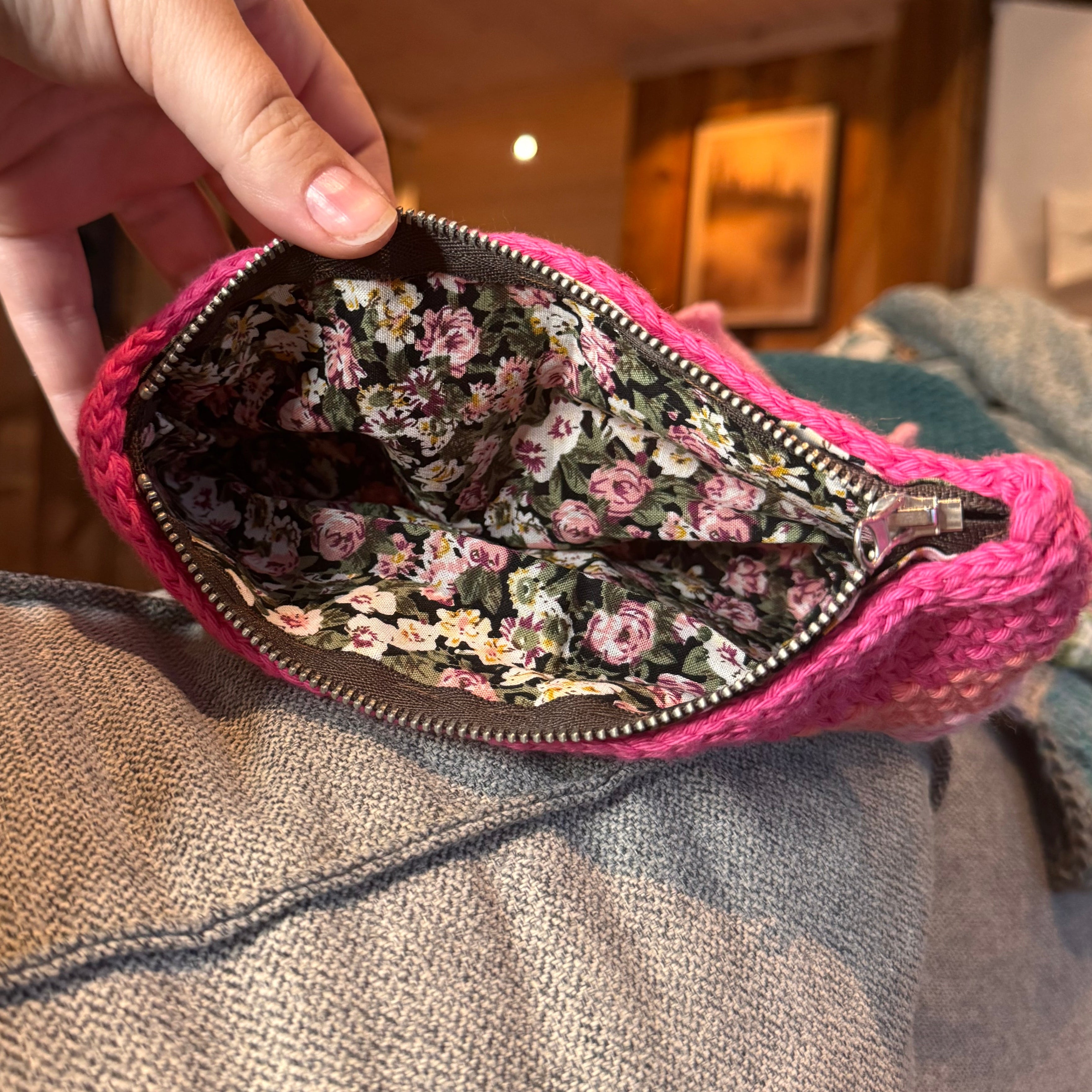 Liten sminkepung/pennal/clutch