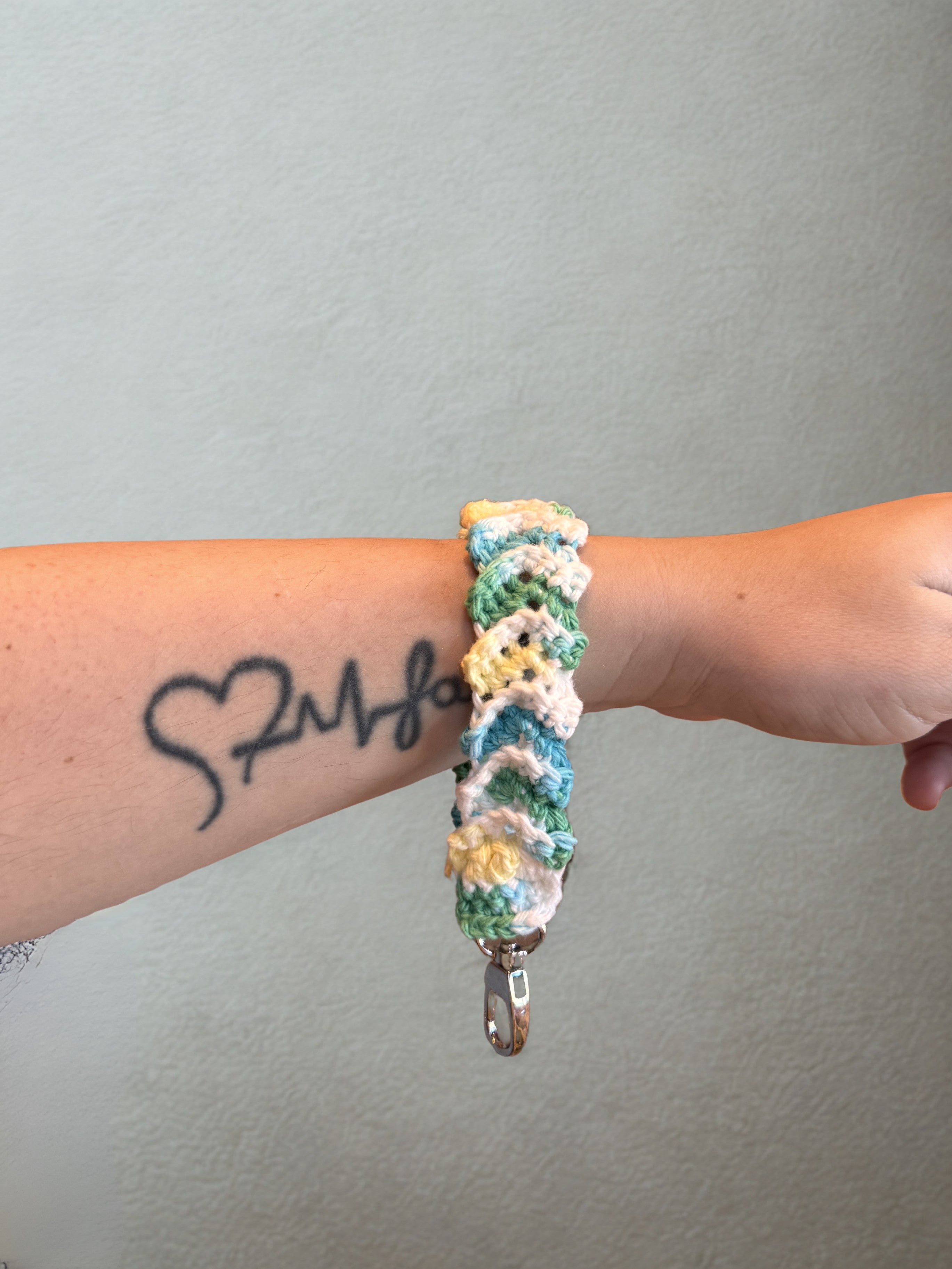 Wristlet nøkkelring/bagcharm