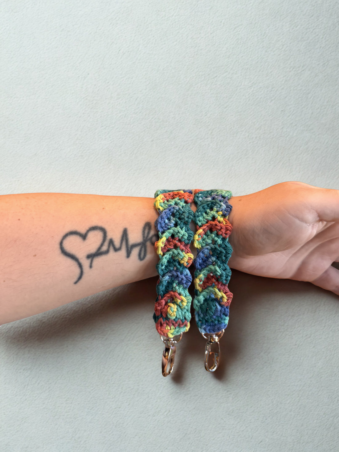 Wristlet nøkkelring/bagcharm