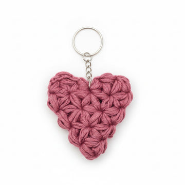 Jasminhjerte nøkkelring/charm