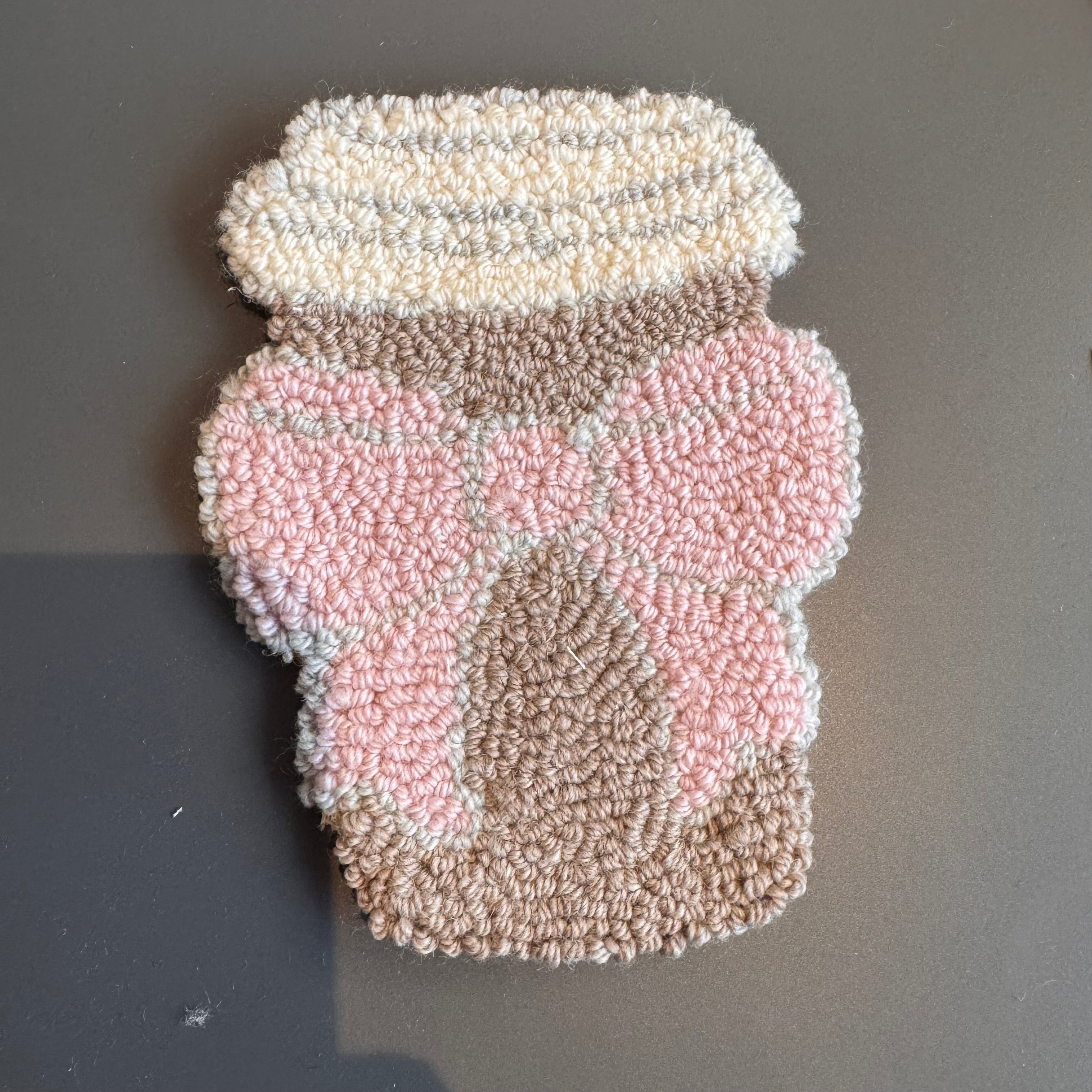 Punchneedle Drikkebrikke
