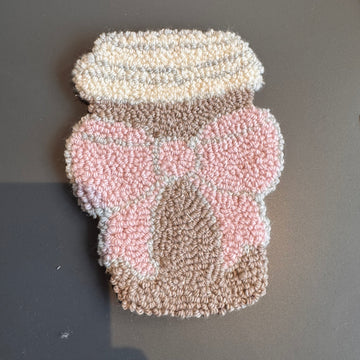 Punchneedle Drikkebrikke