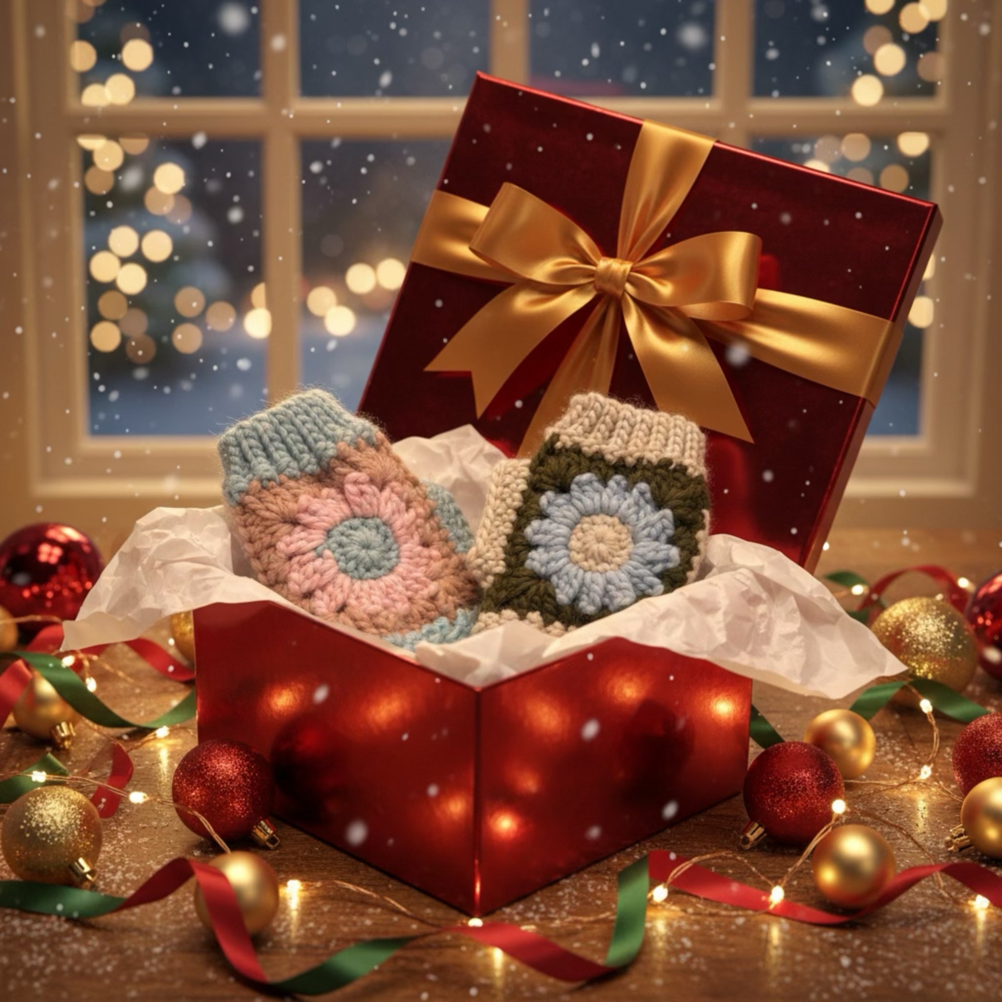 Blomstervotten uten fingre