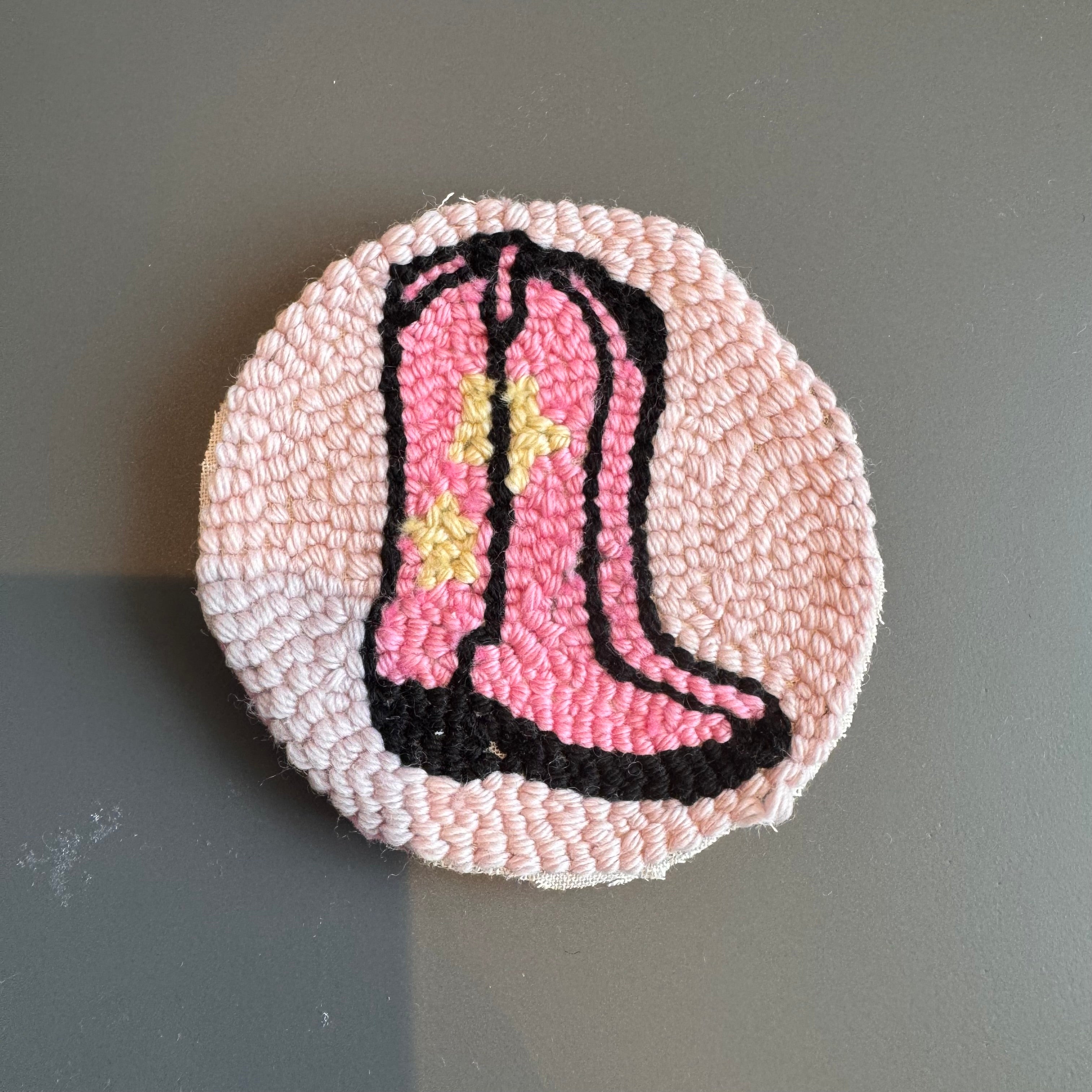 Punchneedle Drikkebrikke