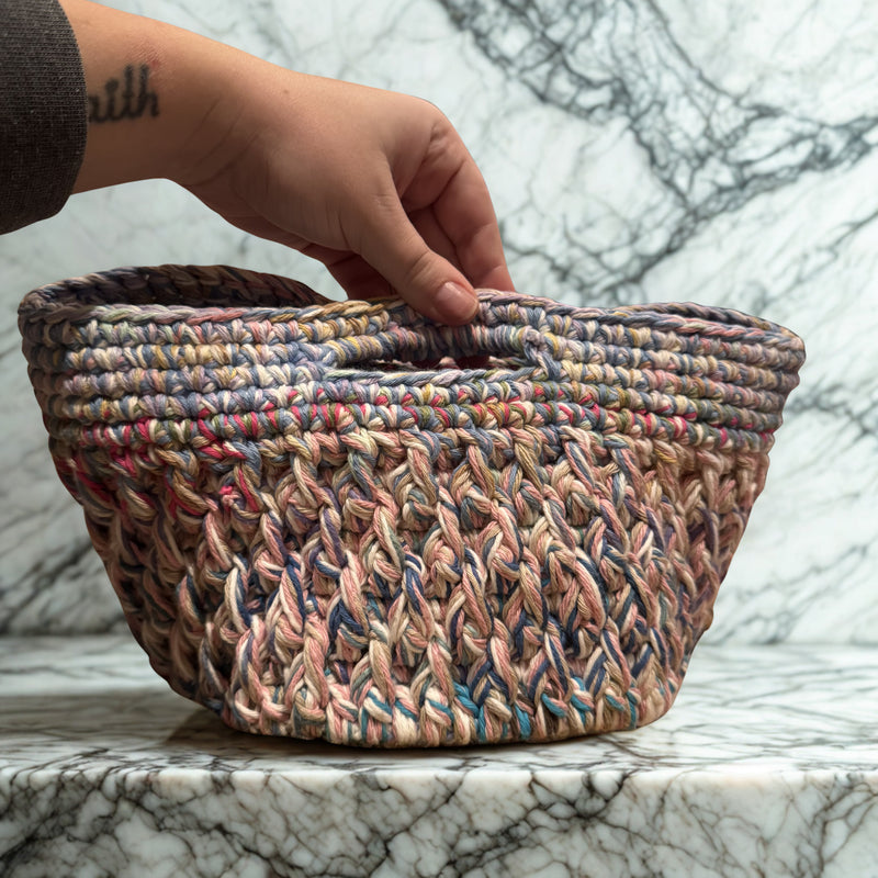 Alpinestitch kurv