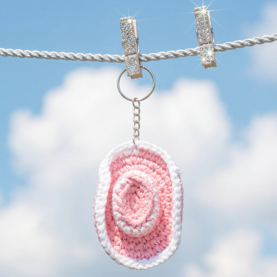 Cowboyhatt nøkkelring/charm