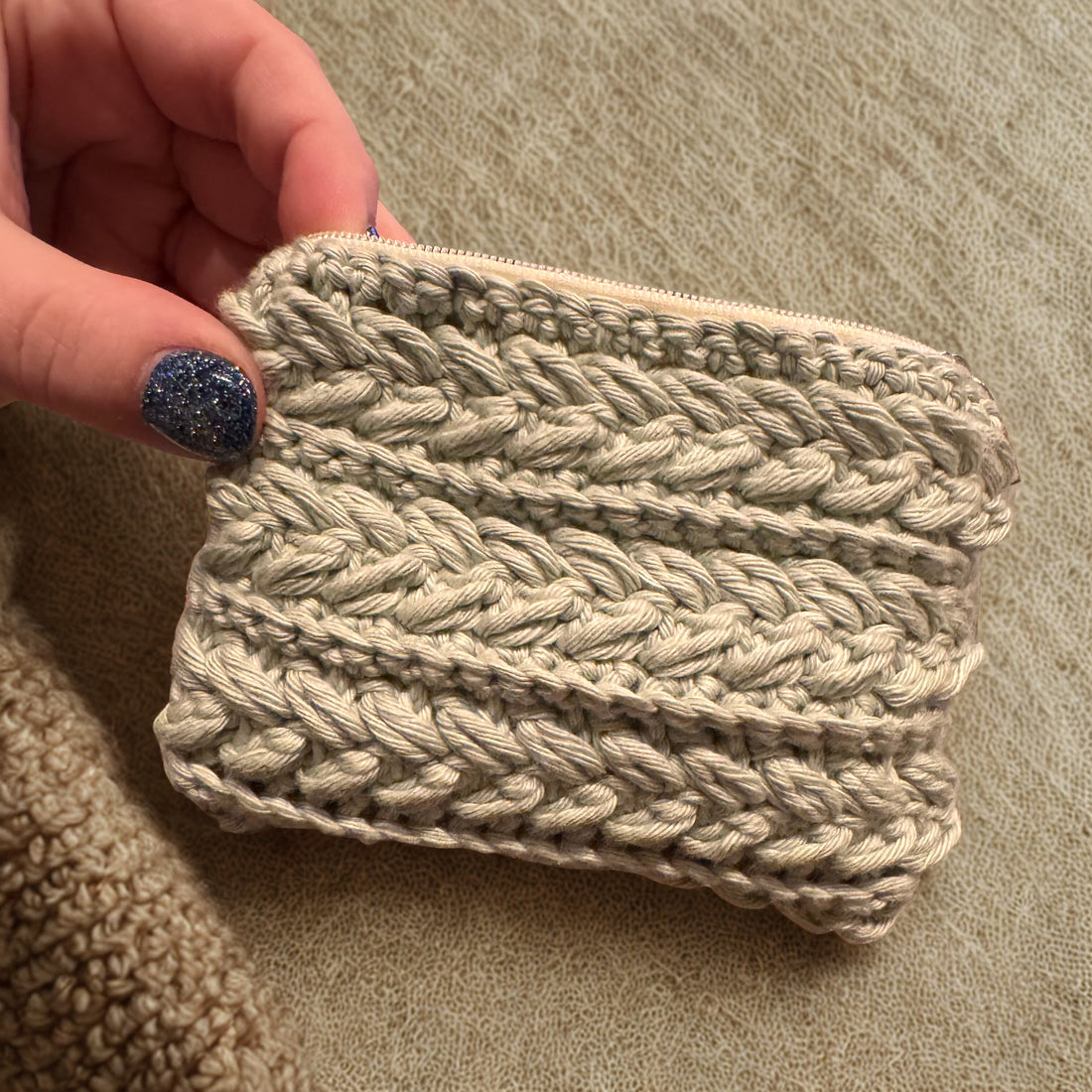 Wheatstitch veskepung