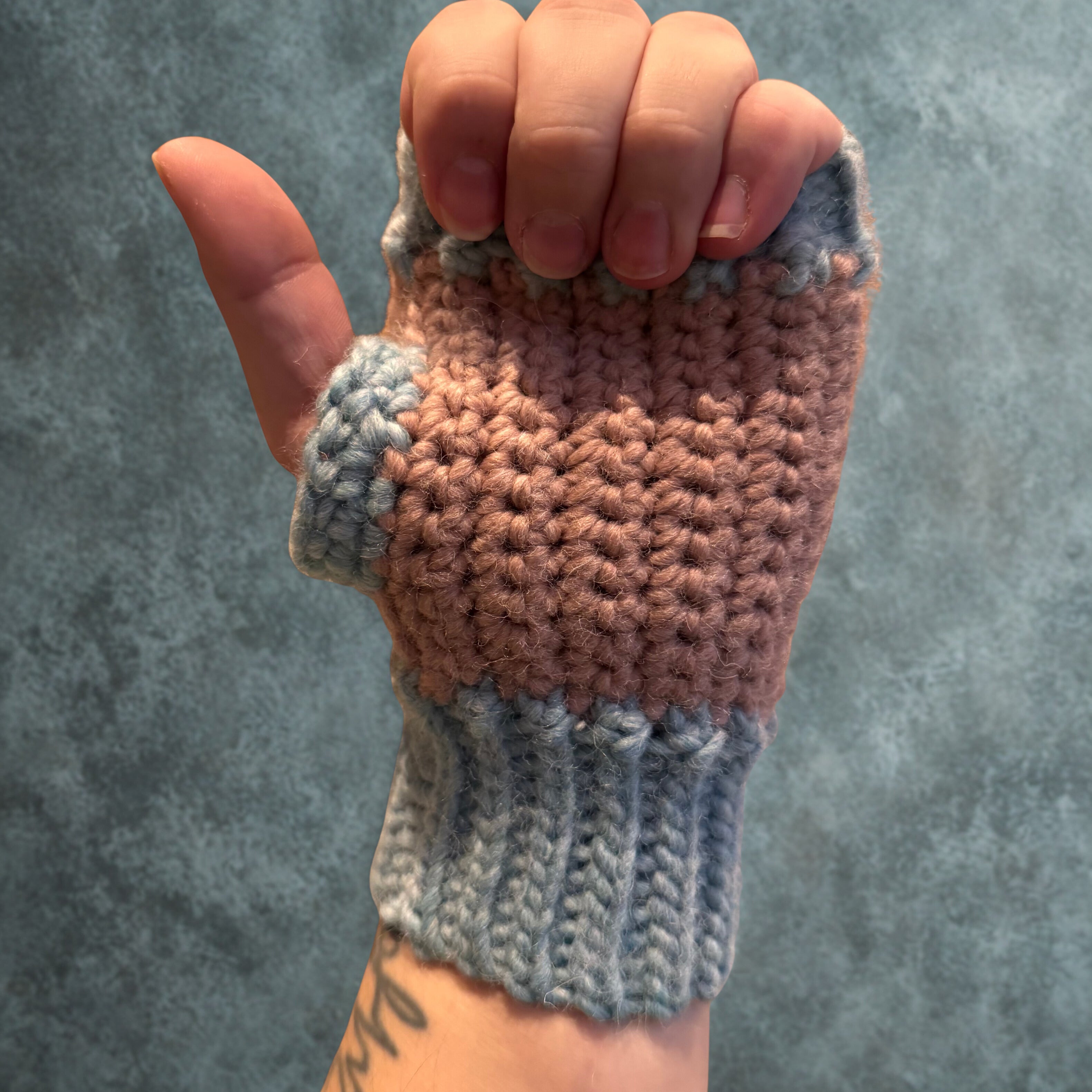 Blomstervotten uten fingre