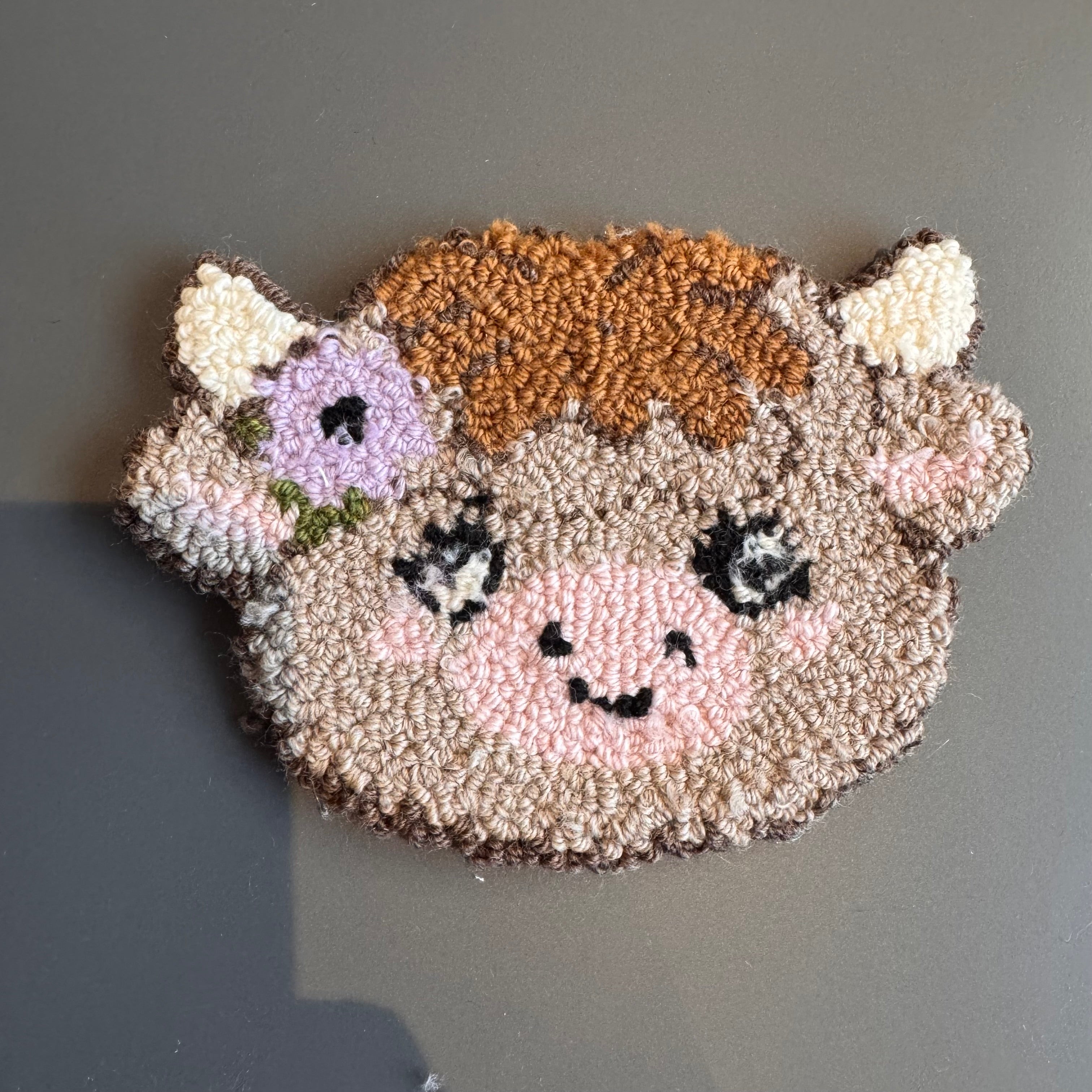 Punchneedle Drikkebrikke