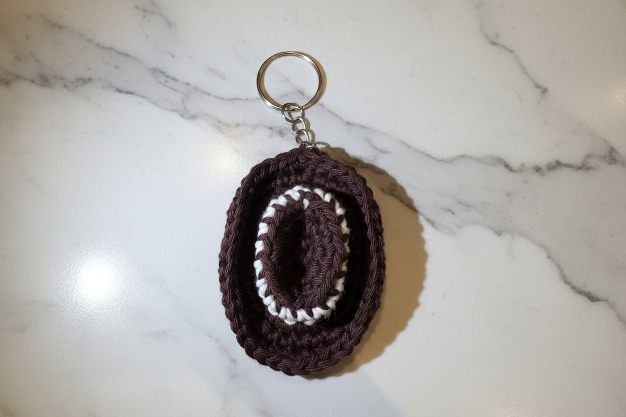 Cowboyhatt nøkkelring/charm