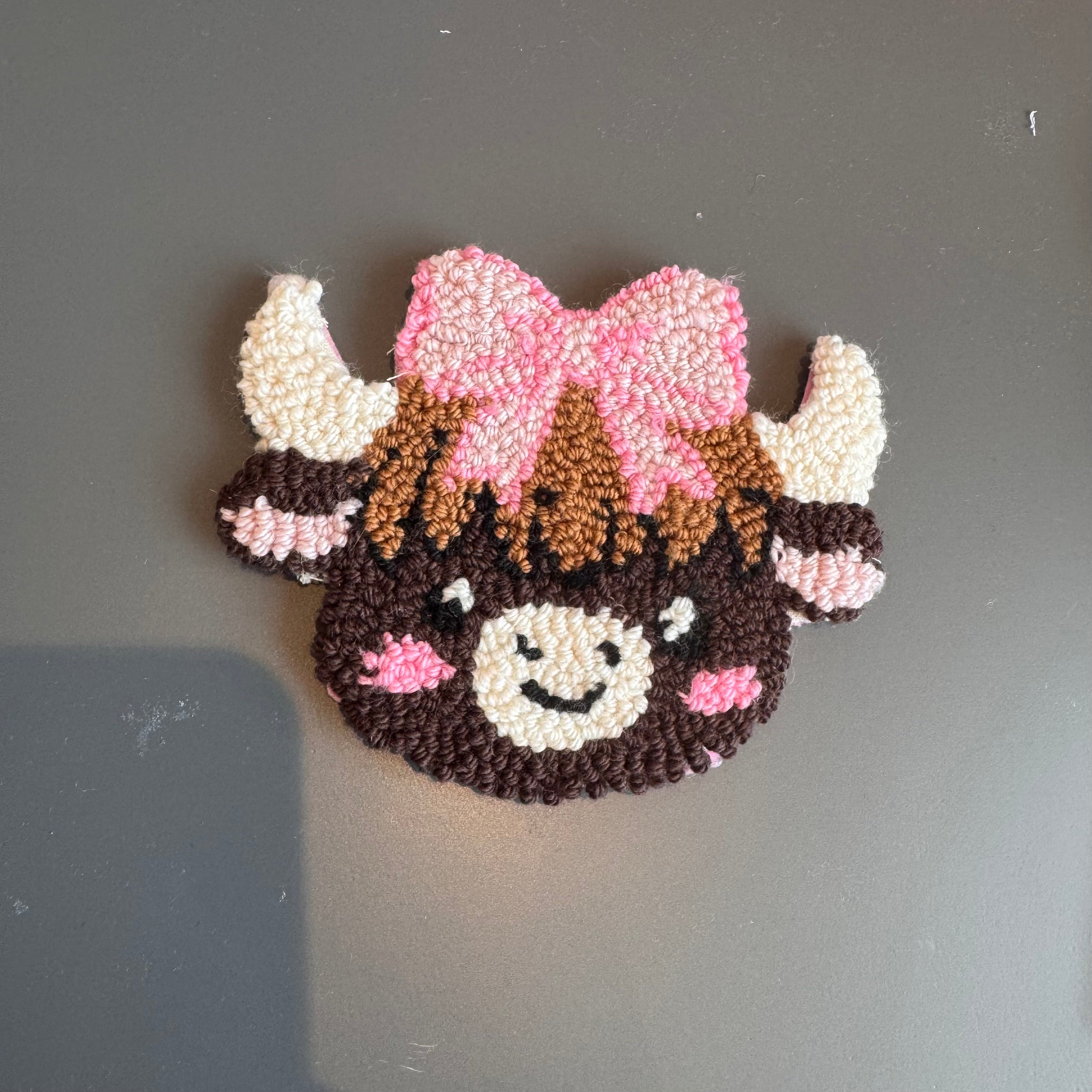 Punchneedle Drikkebrikke