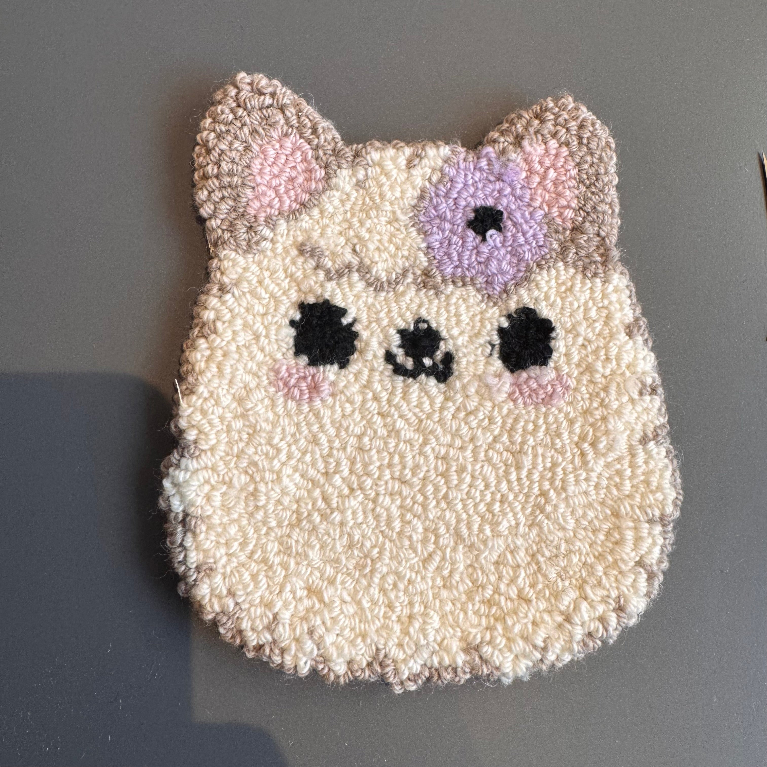 Punchneedle Drikkebrikke