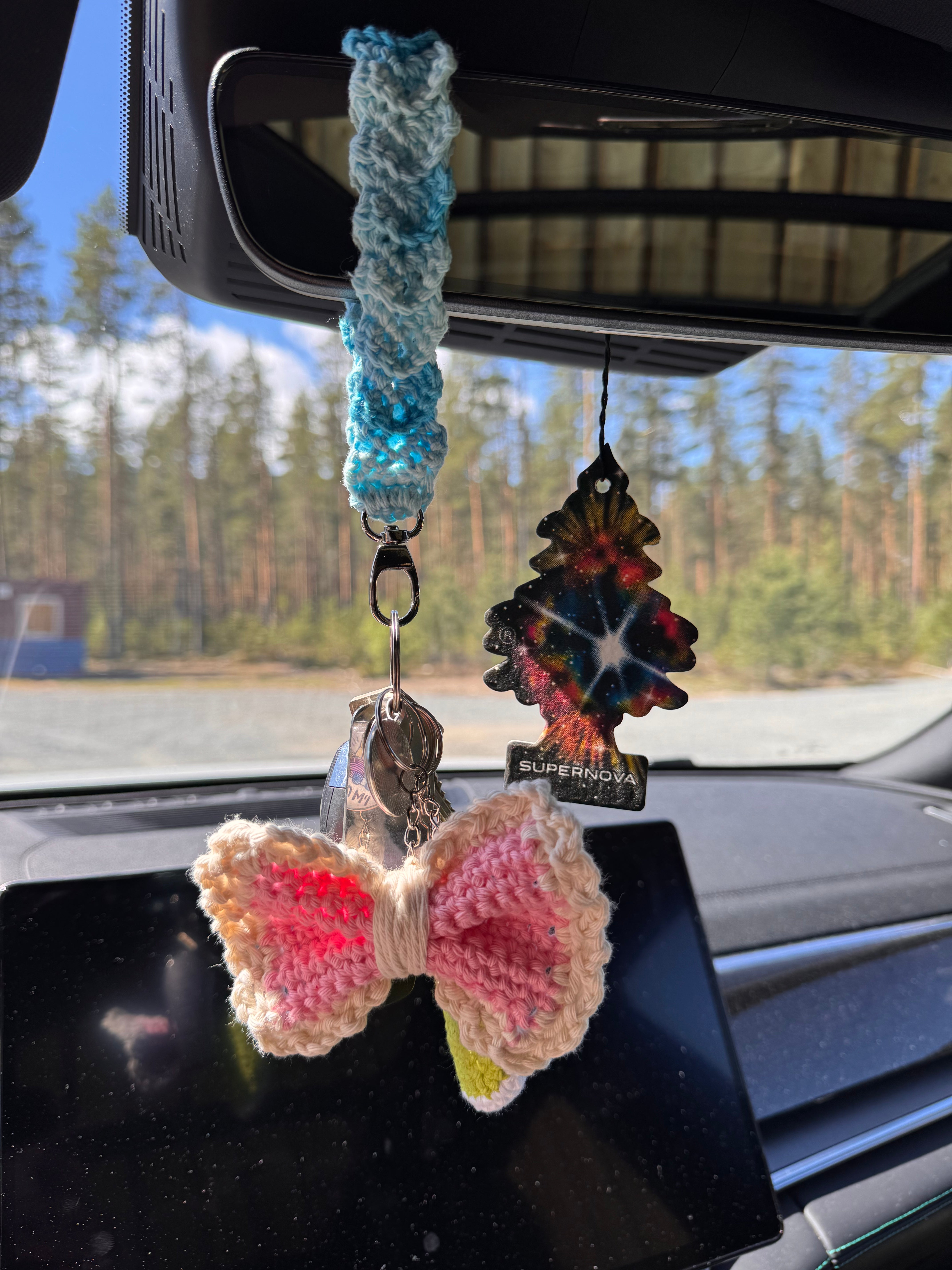 Wristlet nøkkelring/bagcharm
